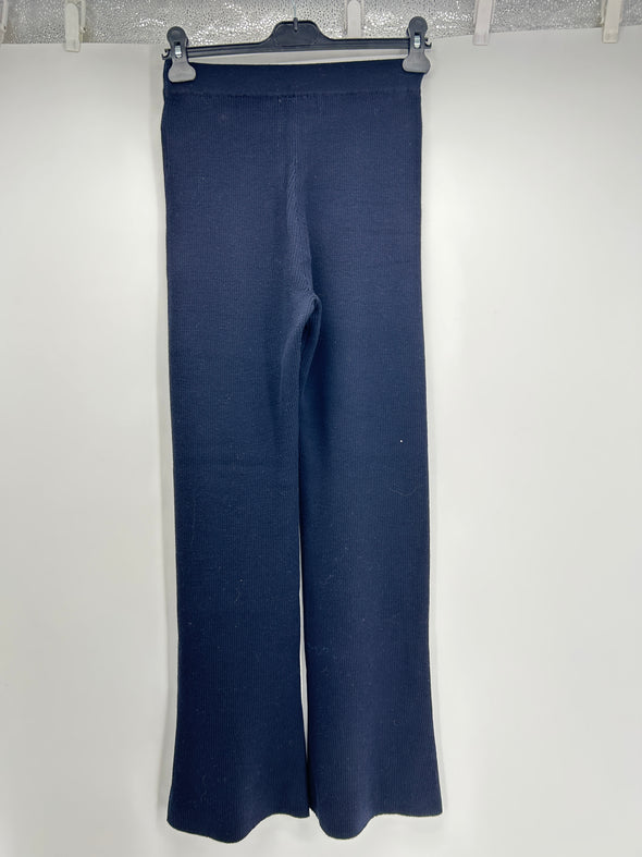 Pantalon côtelé bleu marine