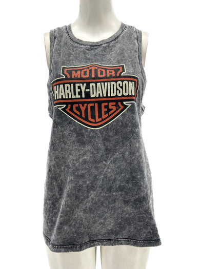 Débardeur gris imprimé