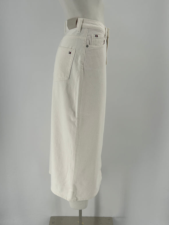 Jupe en denim blanche