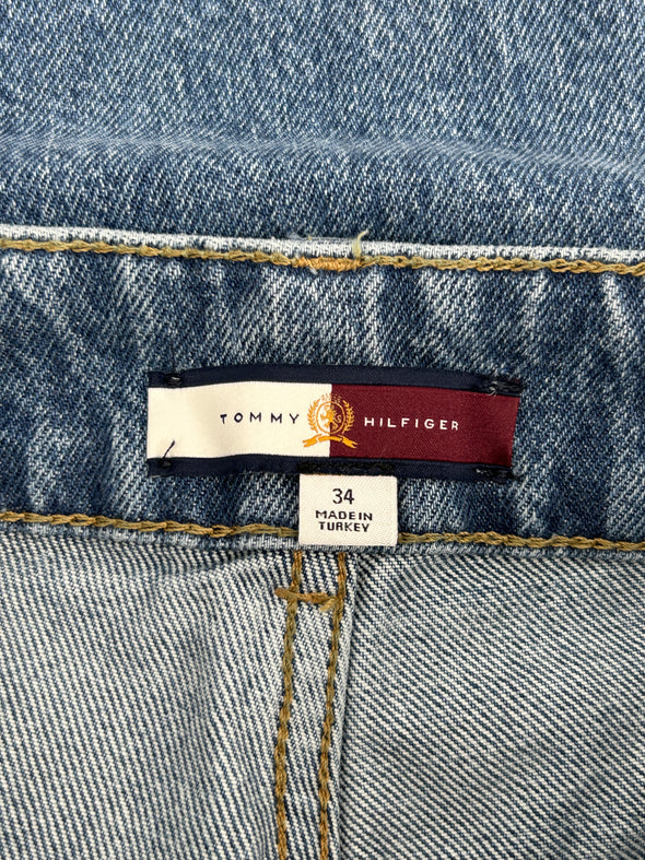 Jean large bleu