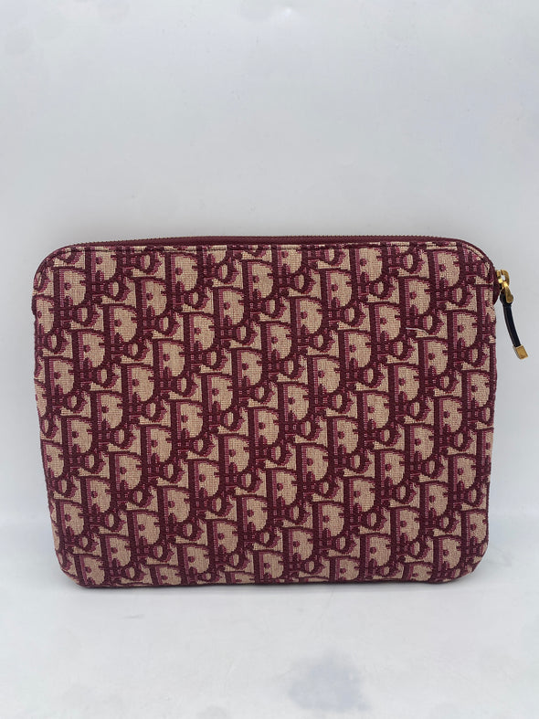 Pochette en toile Dior Oblique