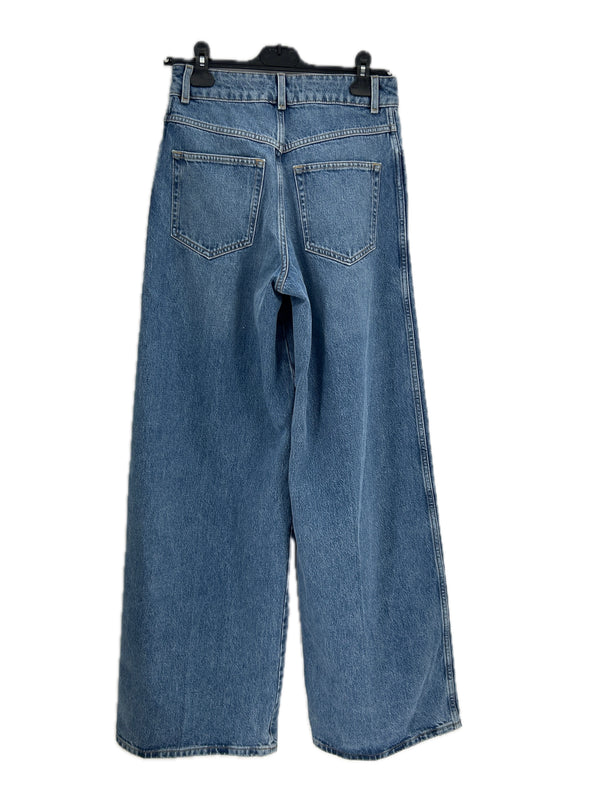 Jean large bleu