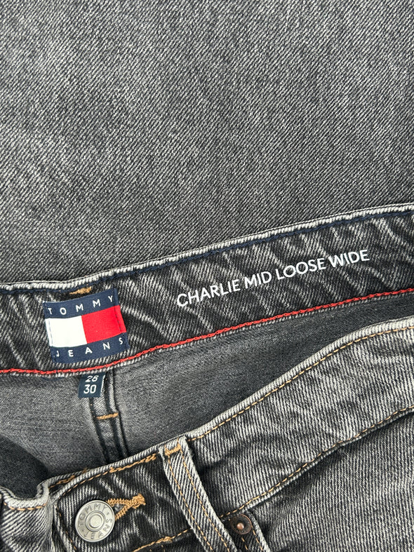 Jean large gris