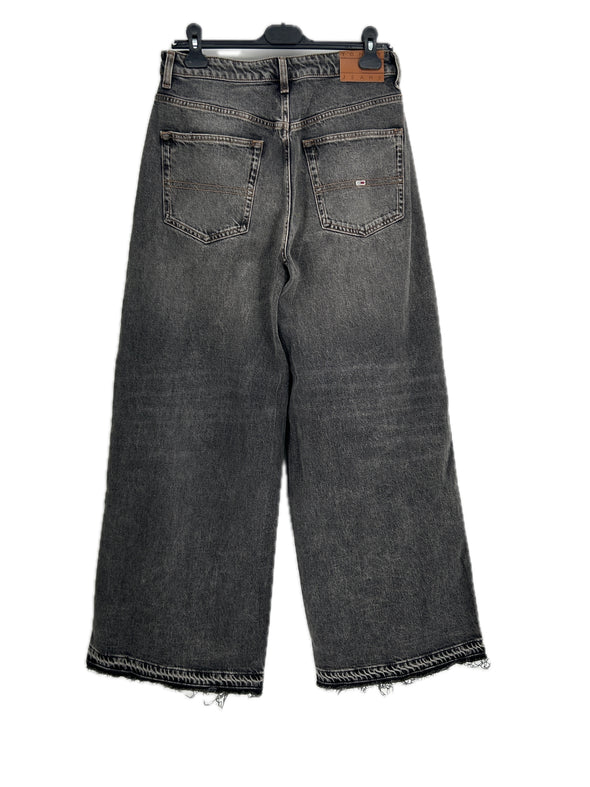 Jean large gris