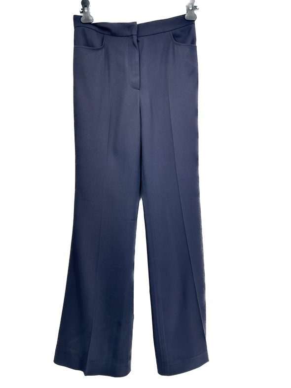 Pantalon à pinces bleu marine