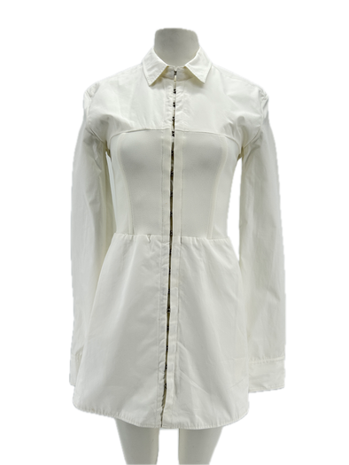 Robe chemise blanche