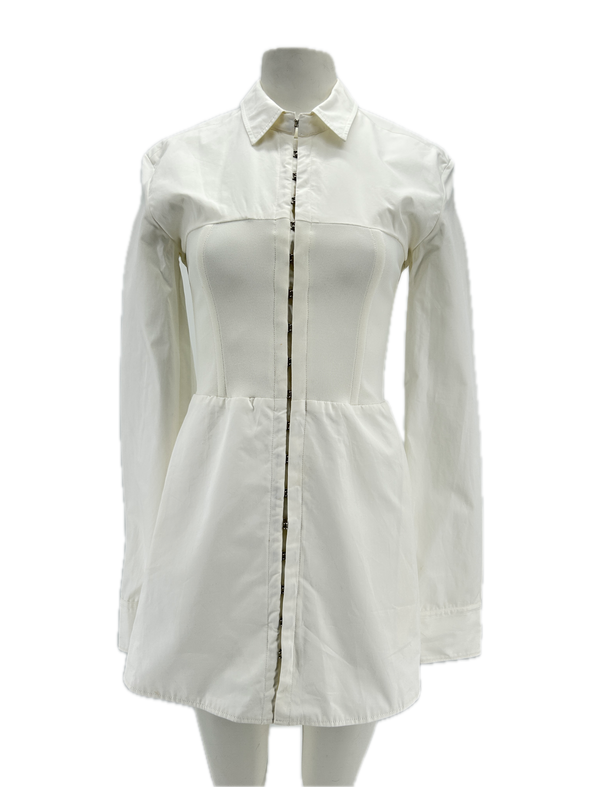 Robe chemise blanche