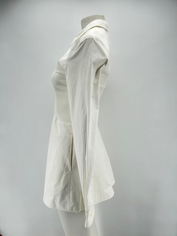 Robe chemise blanche