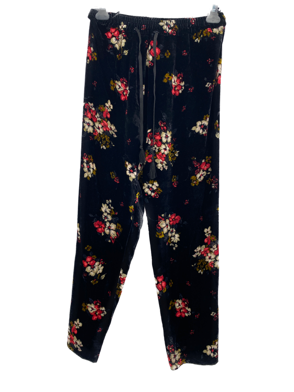 Pantalon en velours imprimé