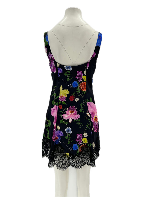 Robe en soie imprimée