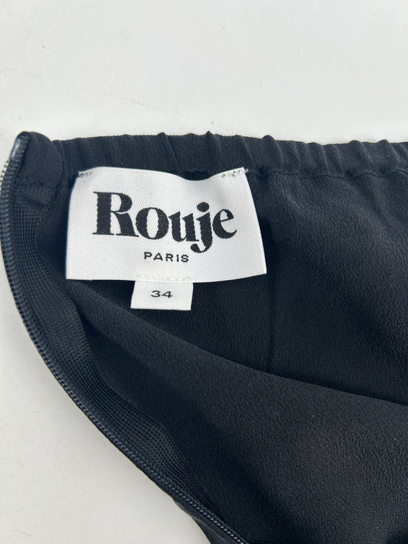 Jupe noire à dentelle