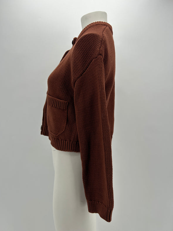 Cardigan marron