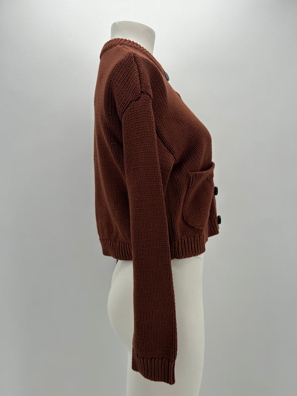 Cardigan marron