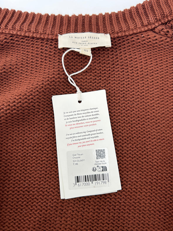 Cardigan marron