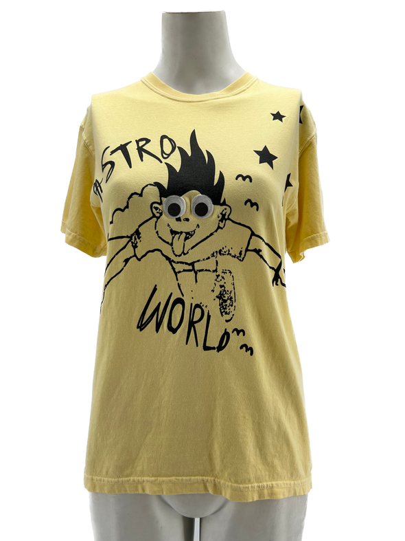 T-shirt "Look Mom I Can Fly" jaune