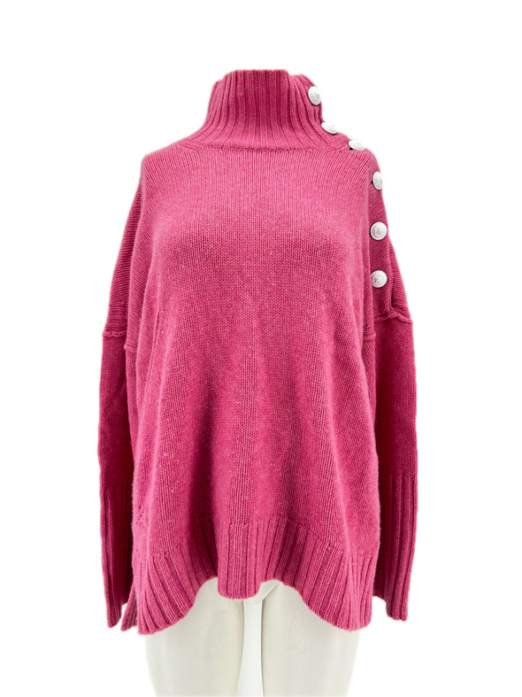 Pull col roulé en cachemire