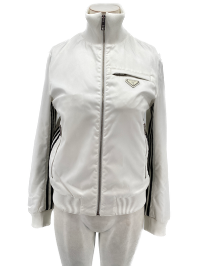 Veste en nylon blanc