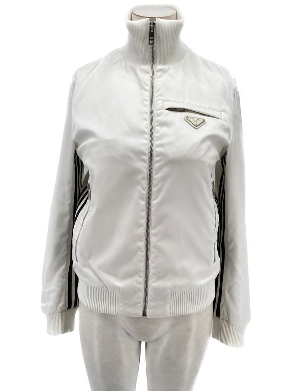 Veste en nylon blanc