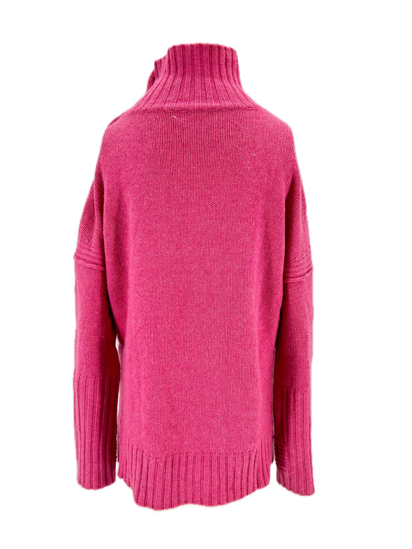 Pull col roulé en cachemire