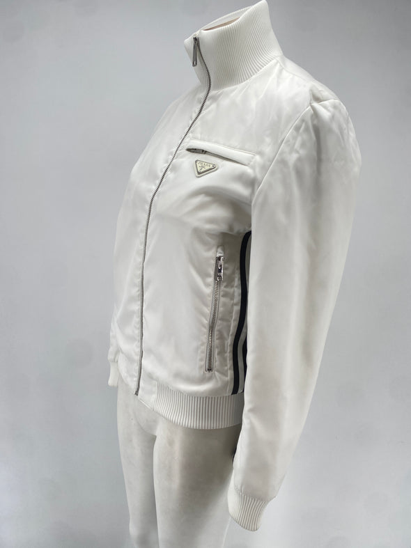 Veste en nylon blanc