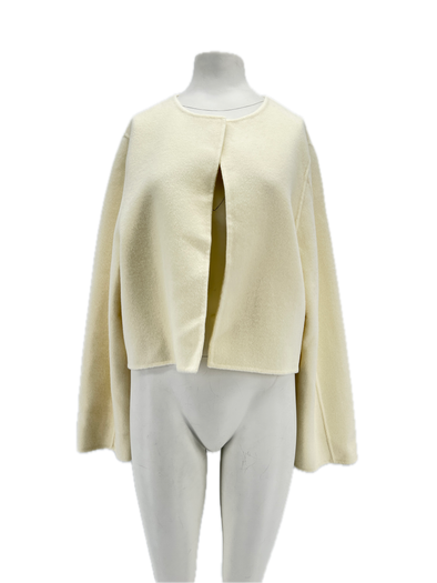 Veste en laine blanche