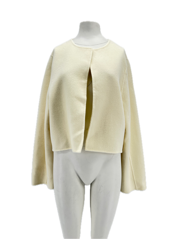 Veste en laine blanche