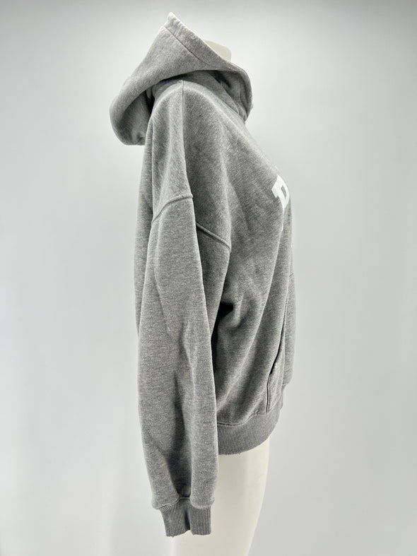 Sweat à capuche gris