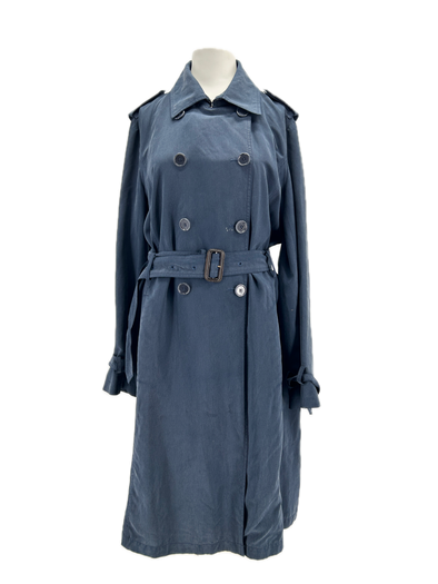 Trench-coat en soie