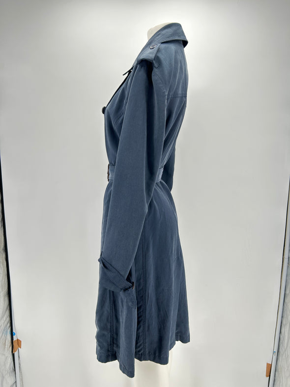 Trench-coat en soie