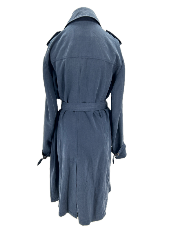 Trench-coat en soie