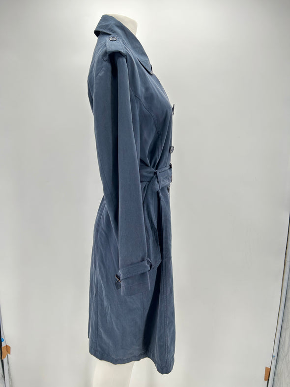 Trench-coat en soie