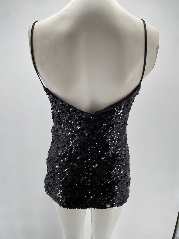 Top en sequins