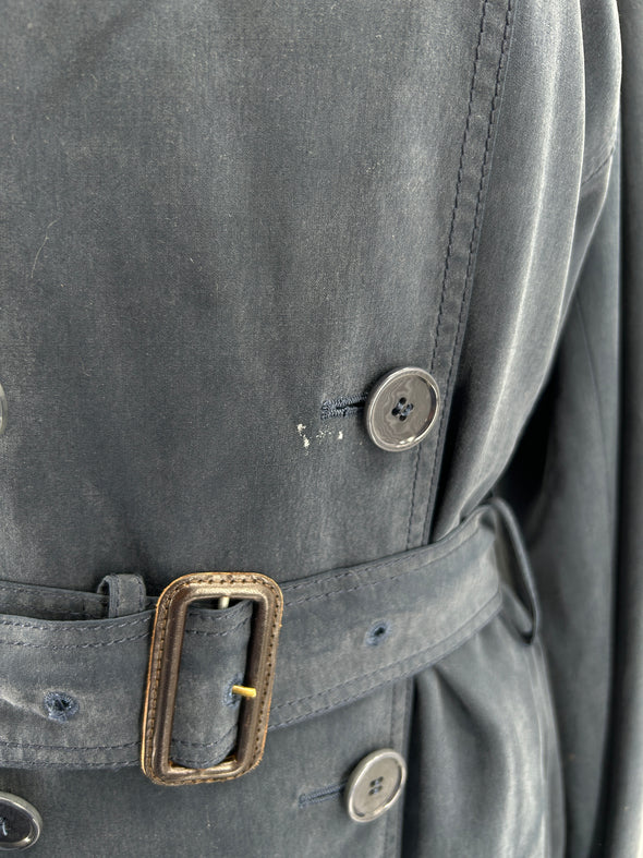 Trench-coat en soie
