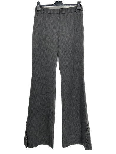 Pantalon en laine à rayures