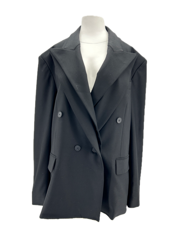 Blazer en laine noir