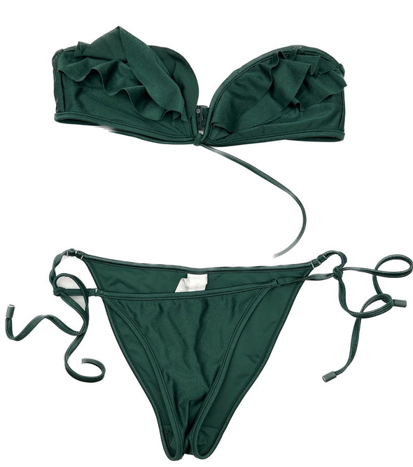 Maillot deux pièces vert