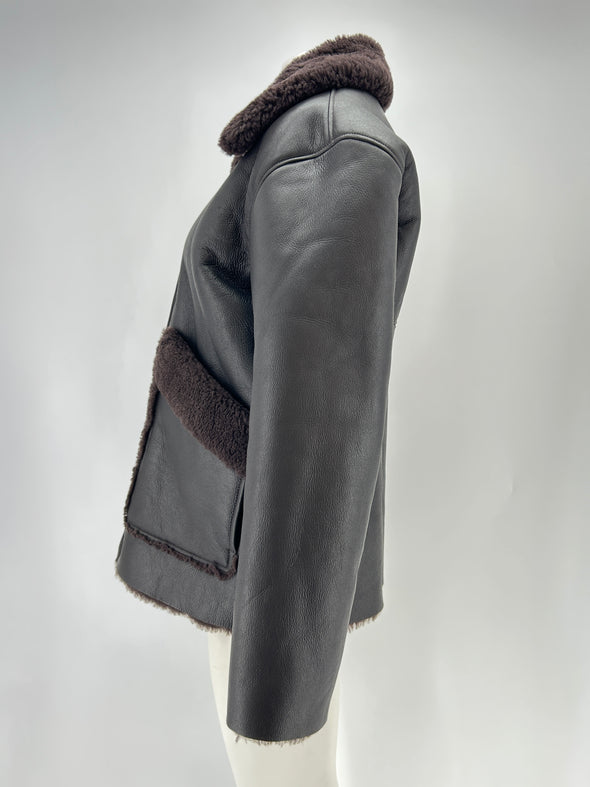 Manteau en shearling