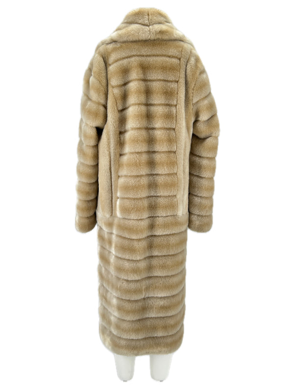 Manteau en fausse fourrure