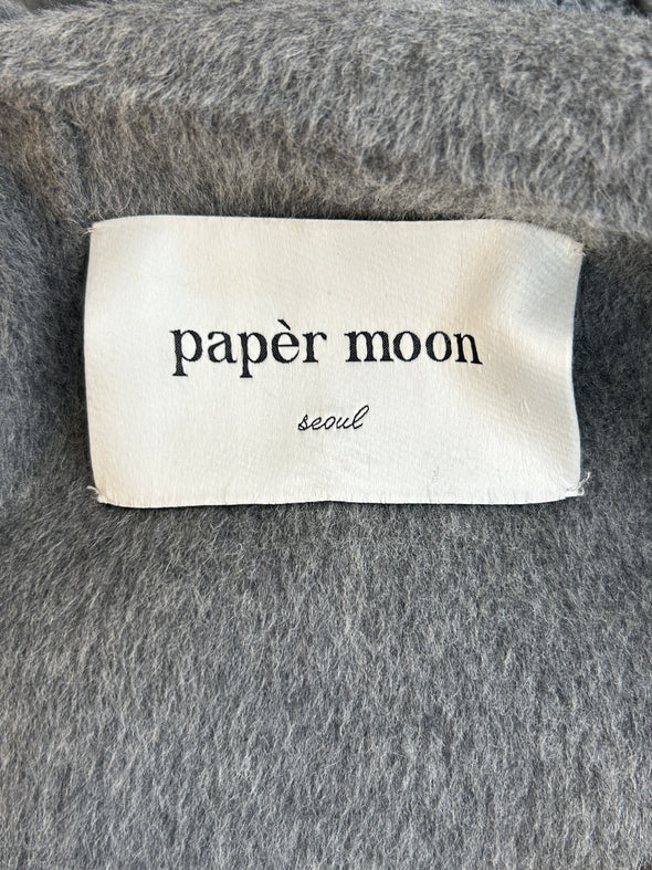 Trench en laine gris