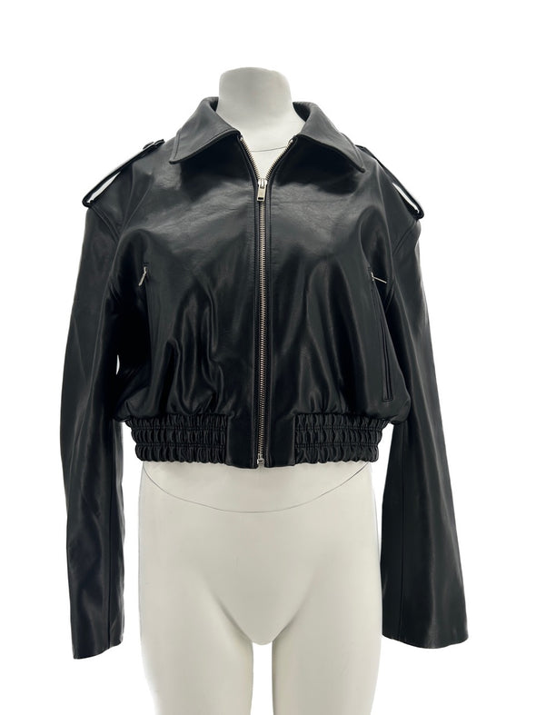 Blouson en simili cuir