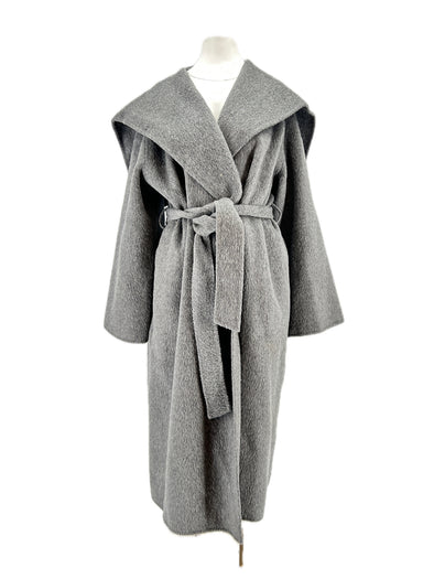 Trench en laine gris
