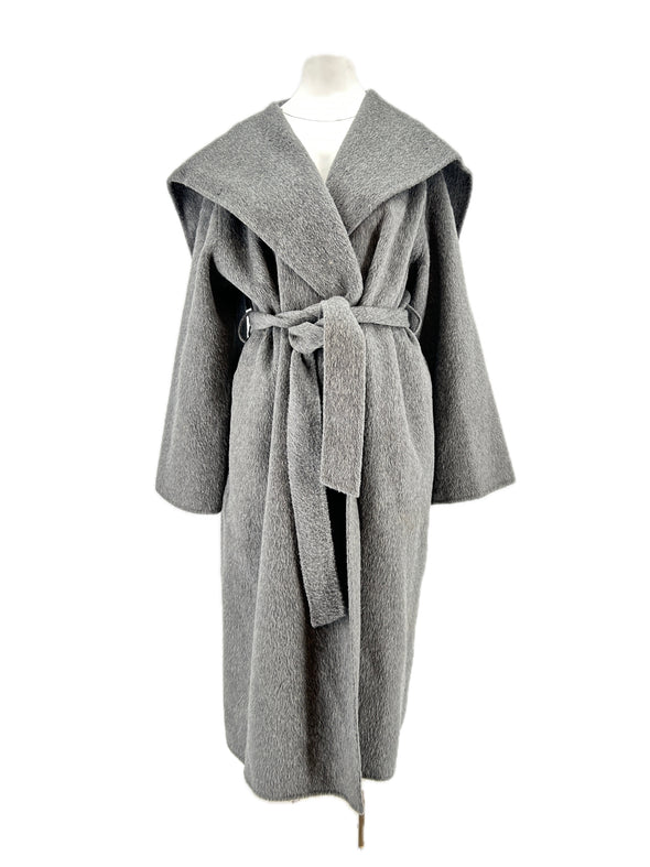 Trench en laine gris