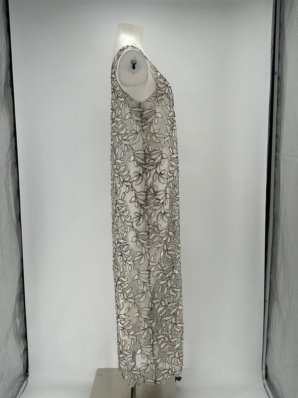 Robe transparente à ornements