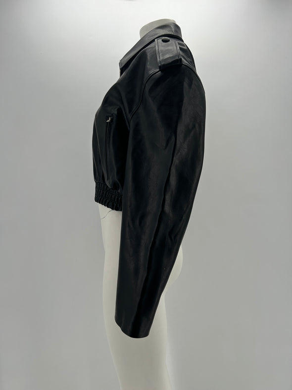 Blouson en simili cuir