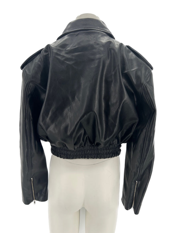 Blouson en simili cuir