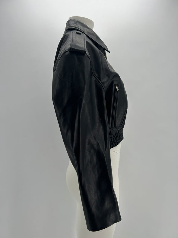 Blouson en simili cuir
