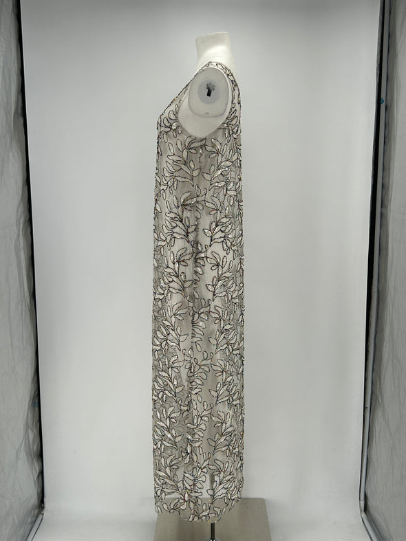 Robe transparente à ornements