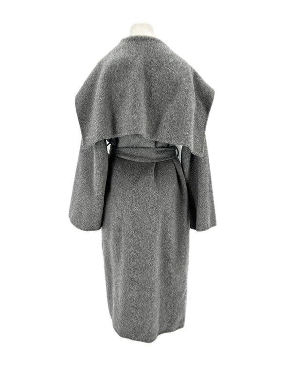Trench en laine gris