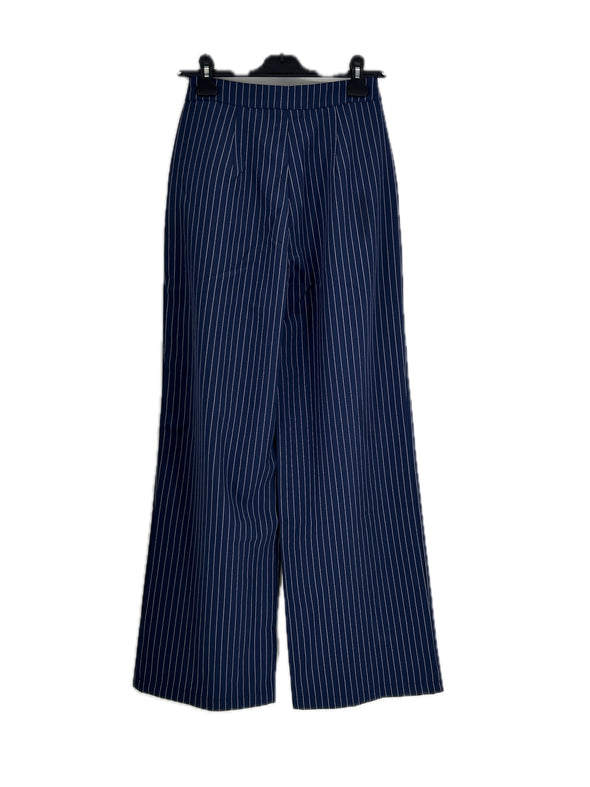 Pantalon marine rayé