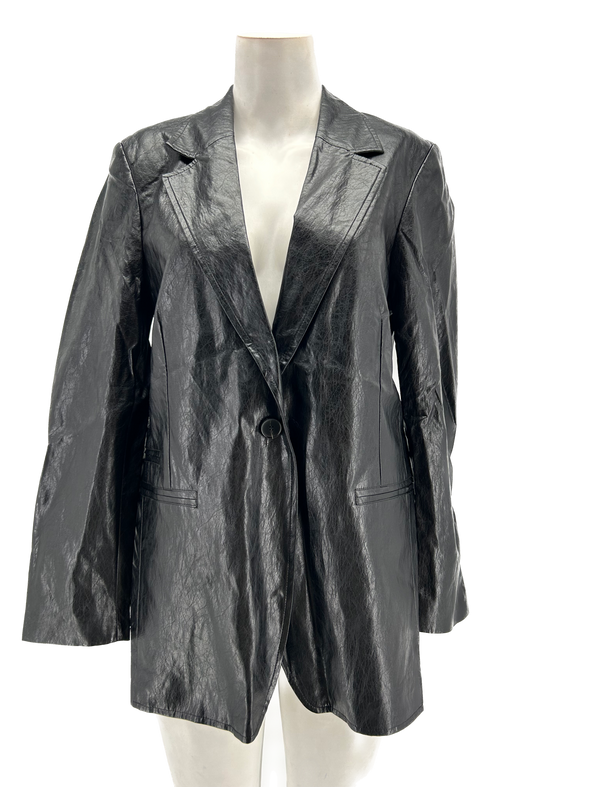 Blazer en cuir vegan